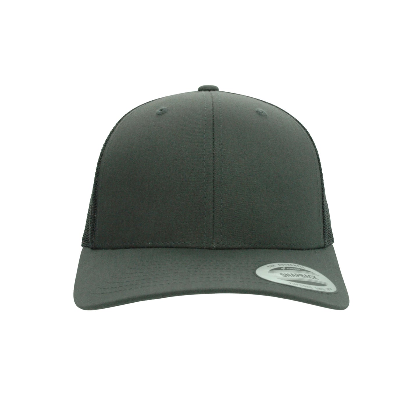 (OCTOBER) 6606-CHAR Retro Trucker Charcoal Cap Adjustable Fit