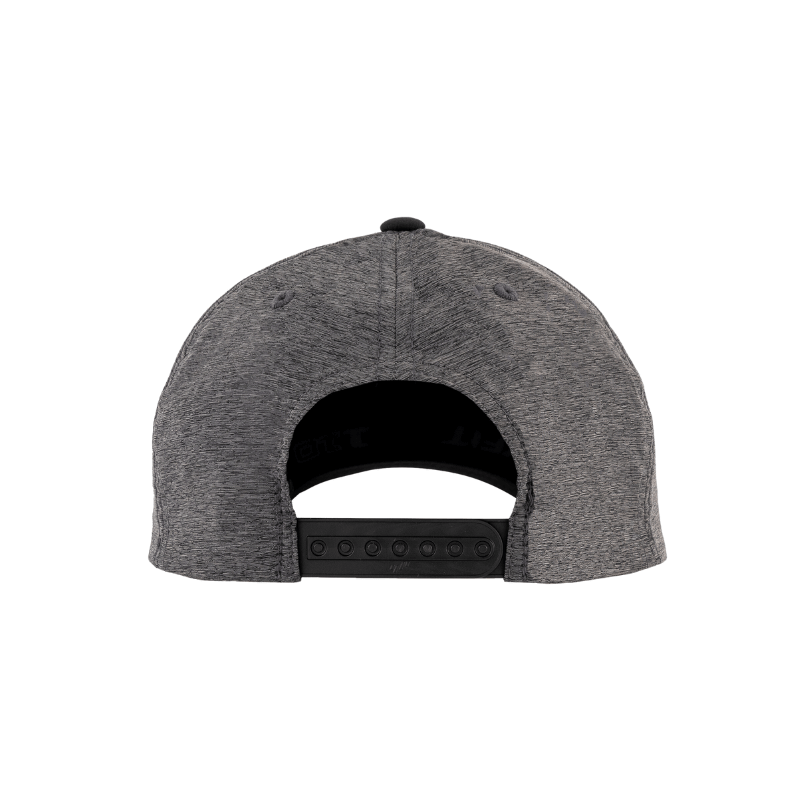 (OCTOBER) 110HB-BLK/DHG 110 Fit Dark Heather Grey & Black Cap Hybrid Adjustable Fit