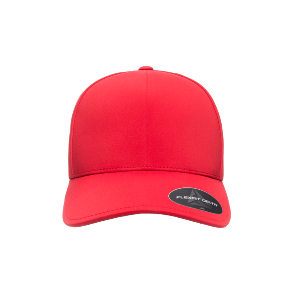(OCTOBER) DELTA-ADJ-RED Stylish Delta Red Cap with Adjustable Fit