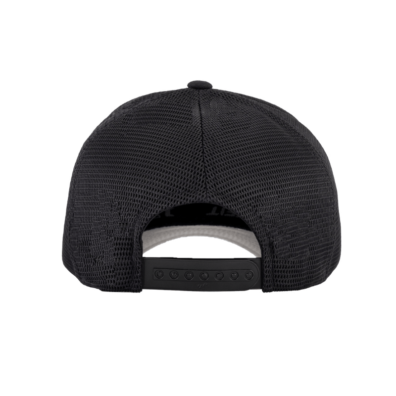 (JAN27) 110AFM-BLK 110 Fit Stretch Mesh Black Cap Snapback