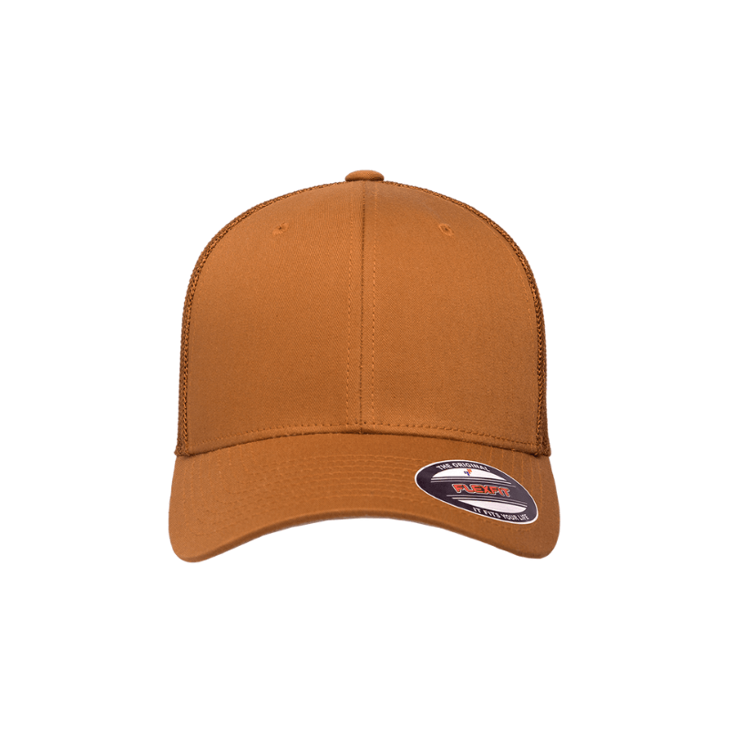 (OCTOBER) 6511-ADJ-CRML 110 Fit Trucker Caramel Cap Adjustable