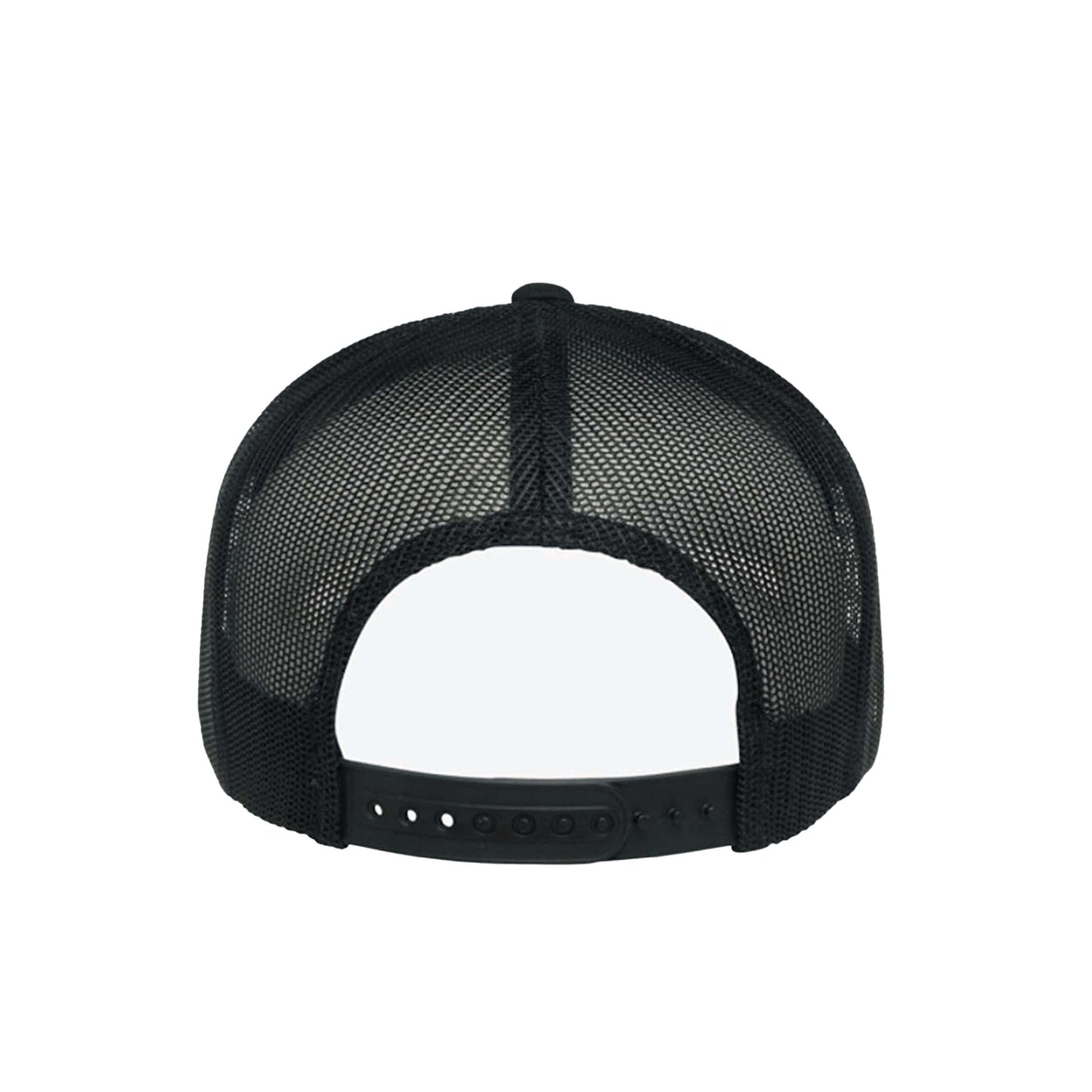 (OCTOBER) 6606MC-BLK Retro Trucker Multicam Black Cap Adjustable Fit