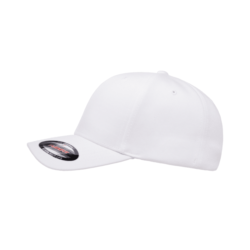 (APRIL) 6277-W Baseball White Fitted Cap