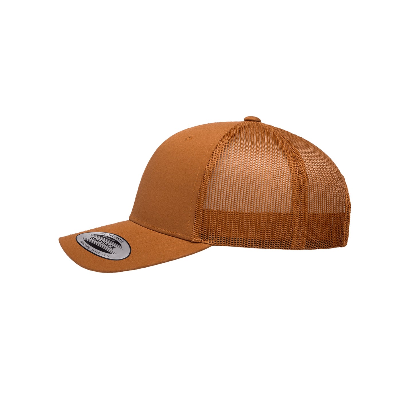 (AUGUST) 6606-CRML Retro Trucker Caramel Cap Adjustable Fit