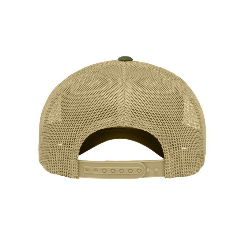 (SEP26) 6606T-MOS/KH Retro Trucker Moss & Khaki Cap Snapback