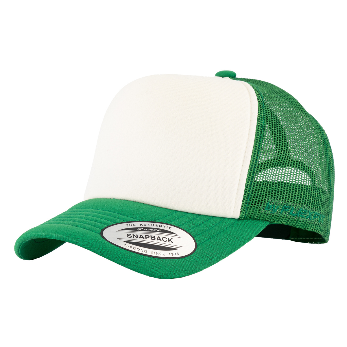 (JUNE) 6700-KWK VZ Trucker Kelly Green Cap Adjustable Fit