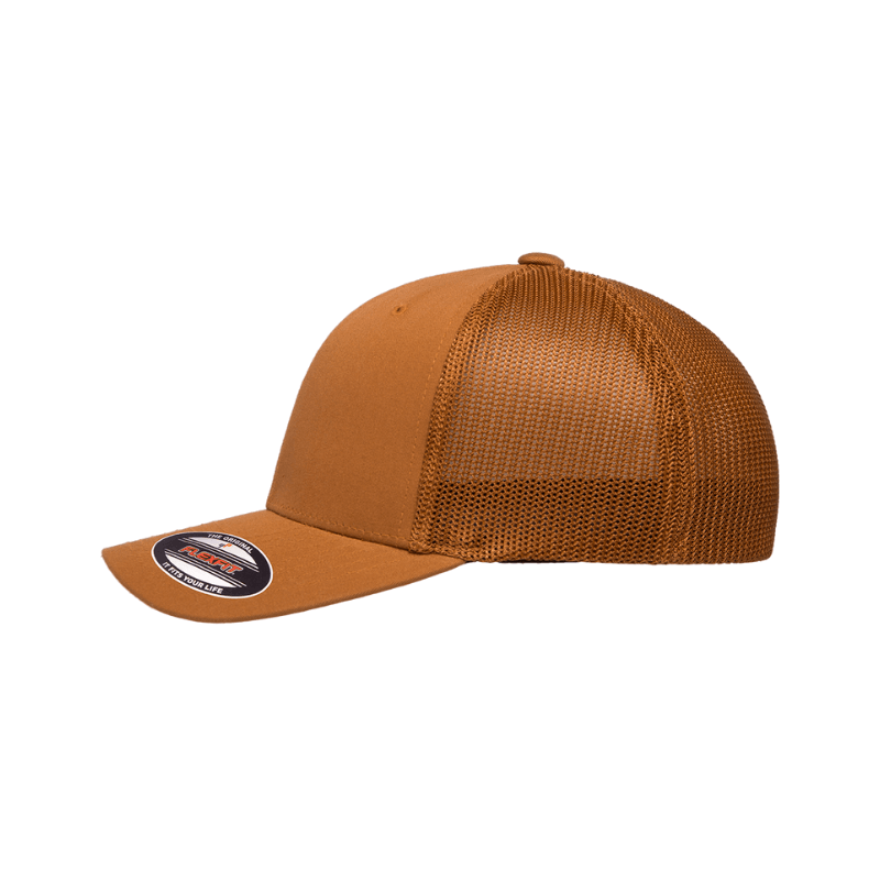 (OCTOBER) 6511-ADJ-CRML 110 Fit Trucker Caramel Cap Adjustable