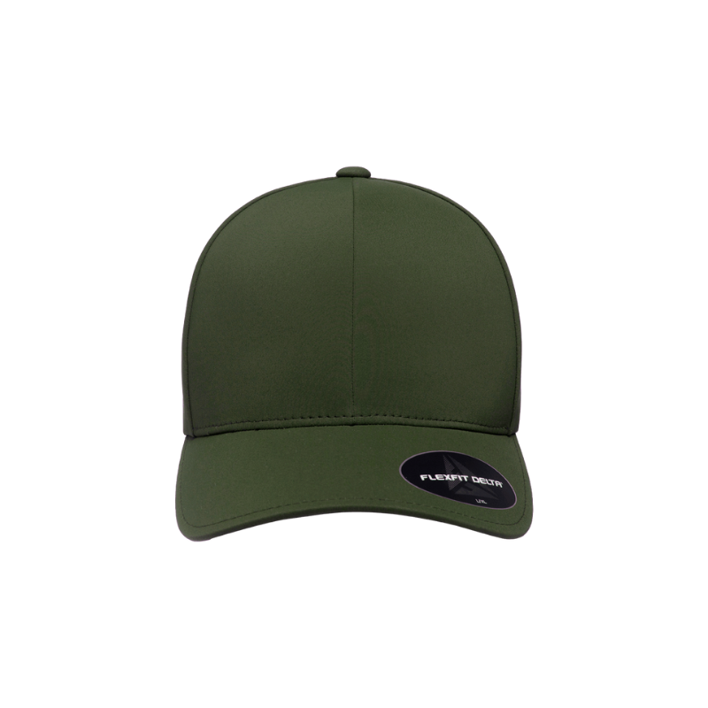 (OCTOBER) DELTA-ADJ-OLV Stylish Delta Olive Cap with Adjustable Fit