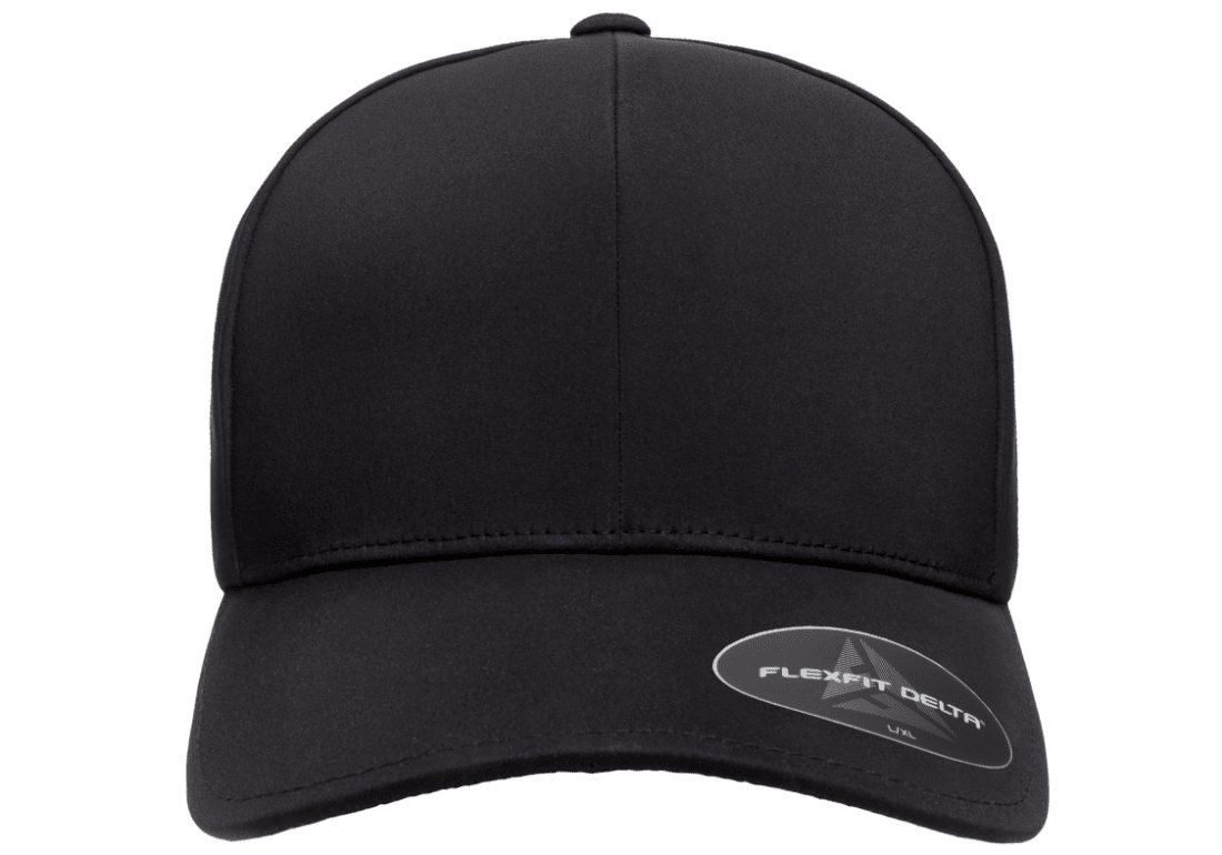 (OCTOBER) DELTA-ADJ-BLK Stylish Delta Black Cap with Adjustable Fit
