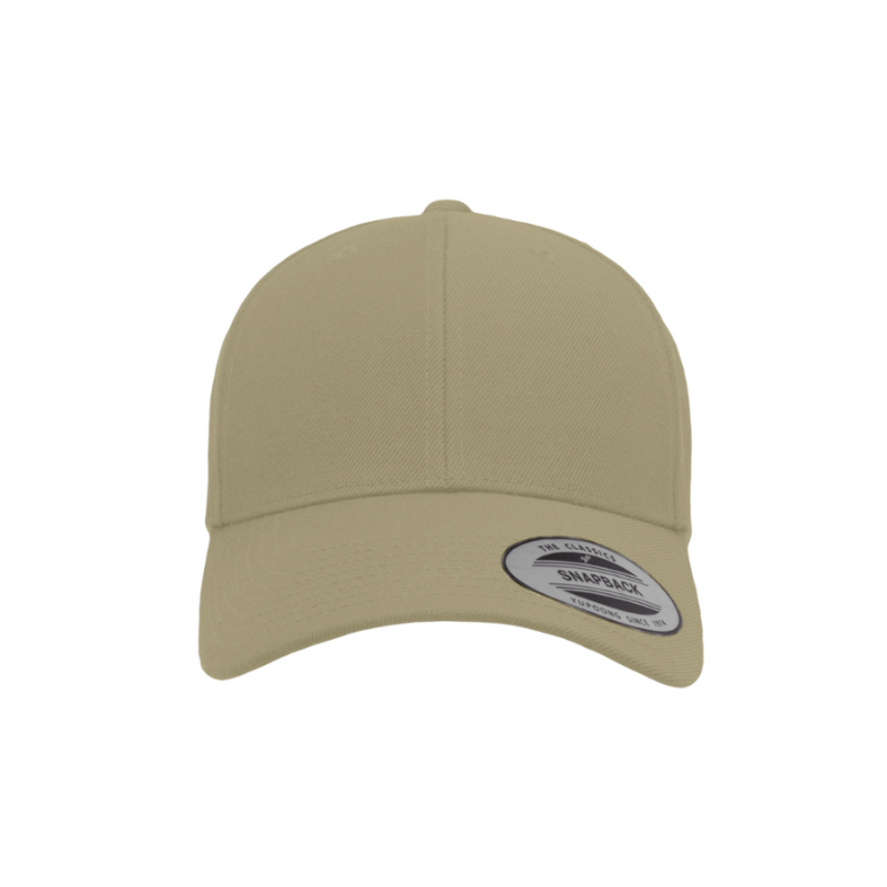 (APRIL) 6389X-KH - X-Cap Khaki Retro Cotton Blend Snapback Adjustable Fit