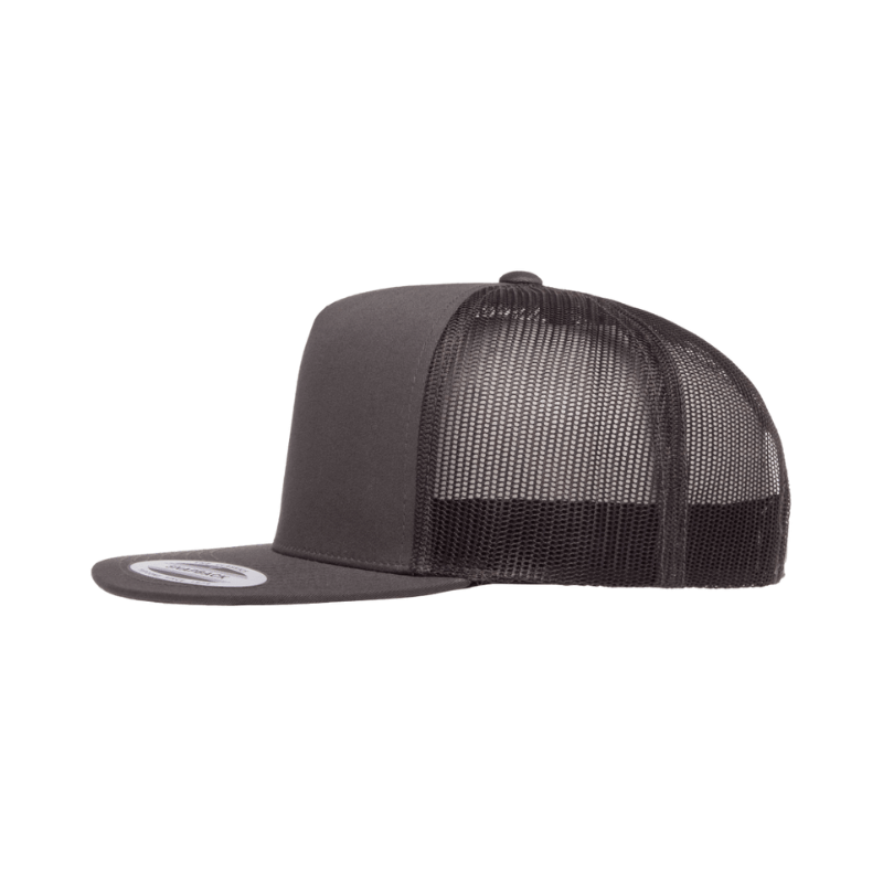 (OCTOBER) 6006-CHAR Classic Trucker Charcoal Cap Adjustable Fit