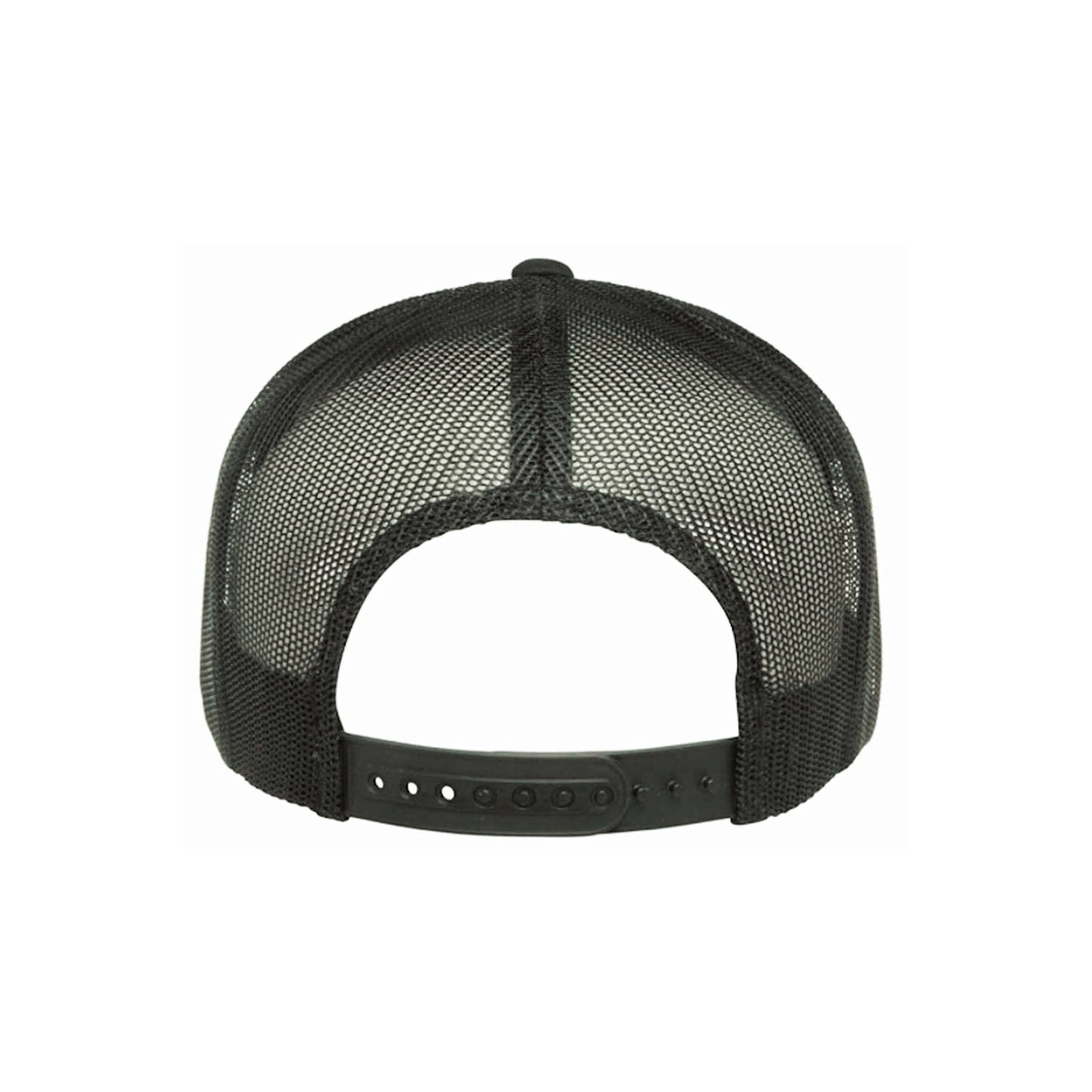 (OCTOBER) 6700-BLK VZ Trucker Black Cap Adjustable Fit
