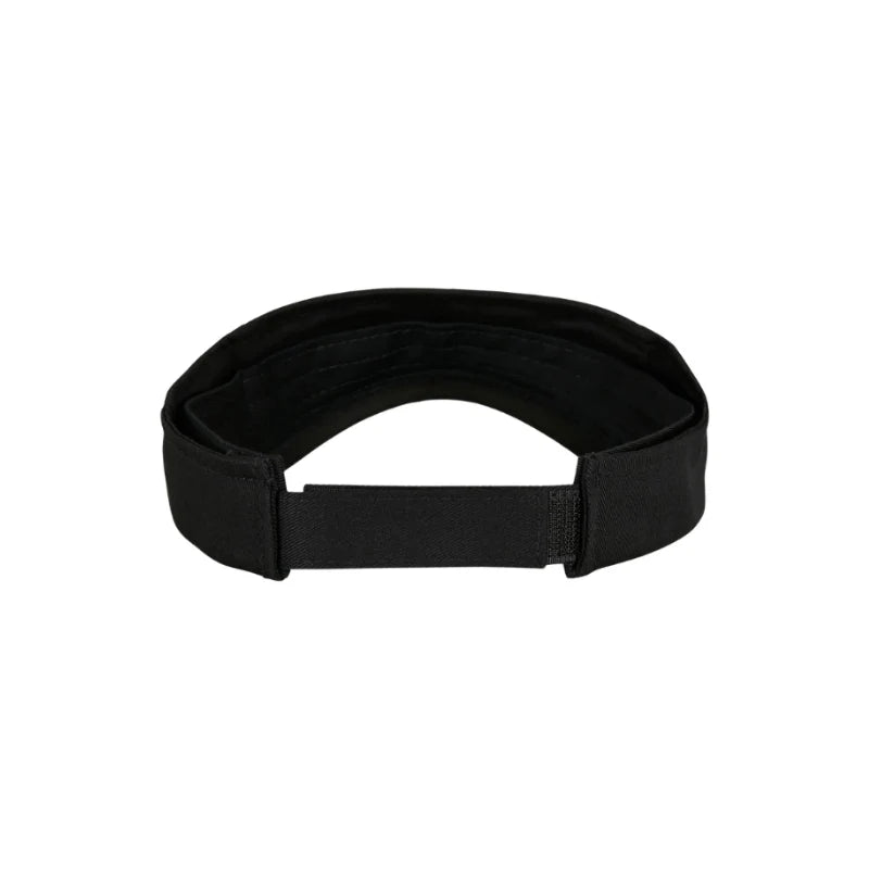 (SEP26) 8888-BLK Classic Black Visor Velcro Adjustable