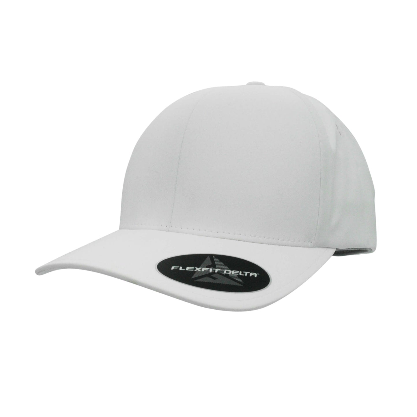 Flexfit Delta White Curve Peak Adjustable Cap