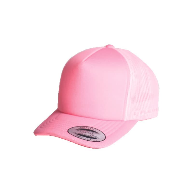 (AUGUST) 6700-PNK VZ Trucker Pink Cap Adjustable Fit