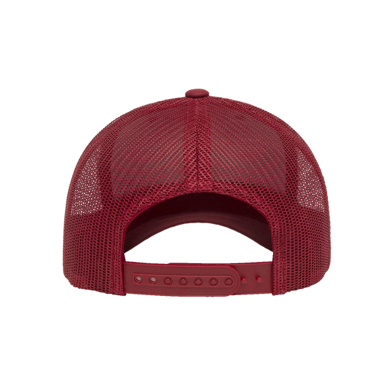 (AUGUST) 6606-CRNB - Retro Trucker Cranberry Cap Adjustable Fit