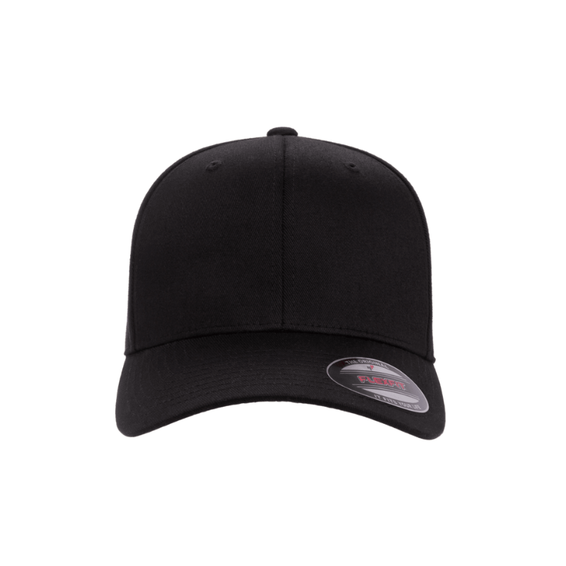 (OCTOBER) 6277-BLK Baseball Black Cap Fitted