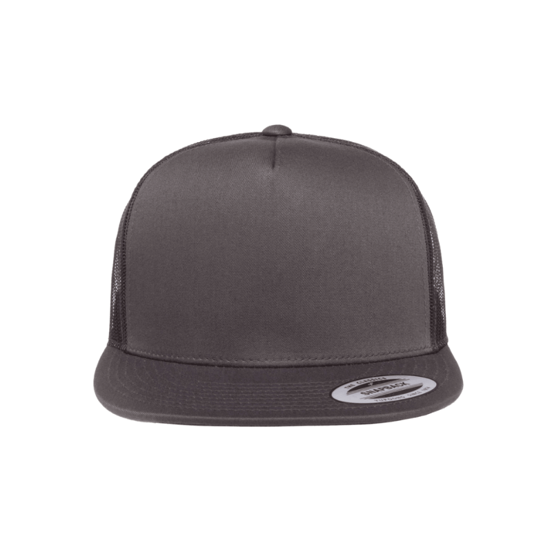 (OCTOBER) 6006-CHAR Classic Trucker Charcoal Cap Adjustable Fit