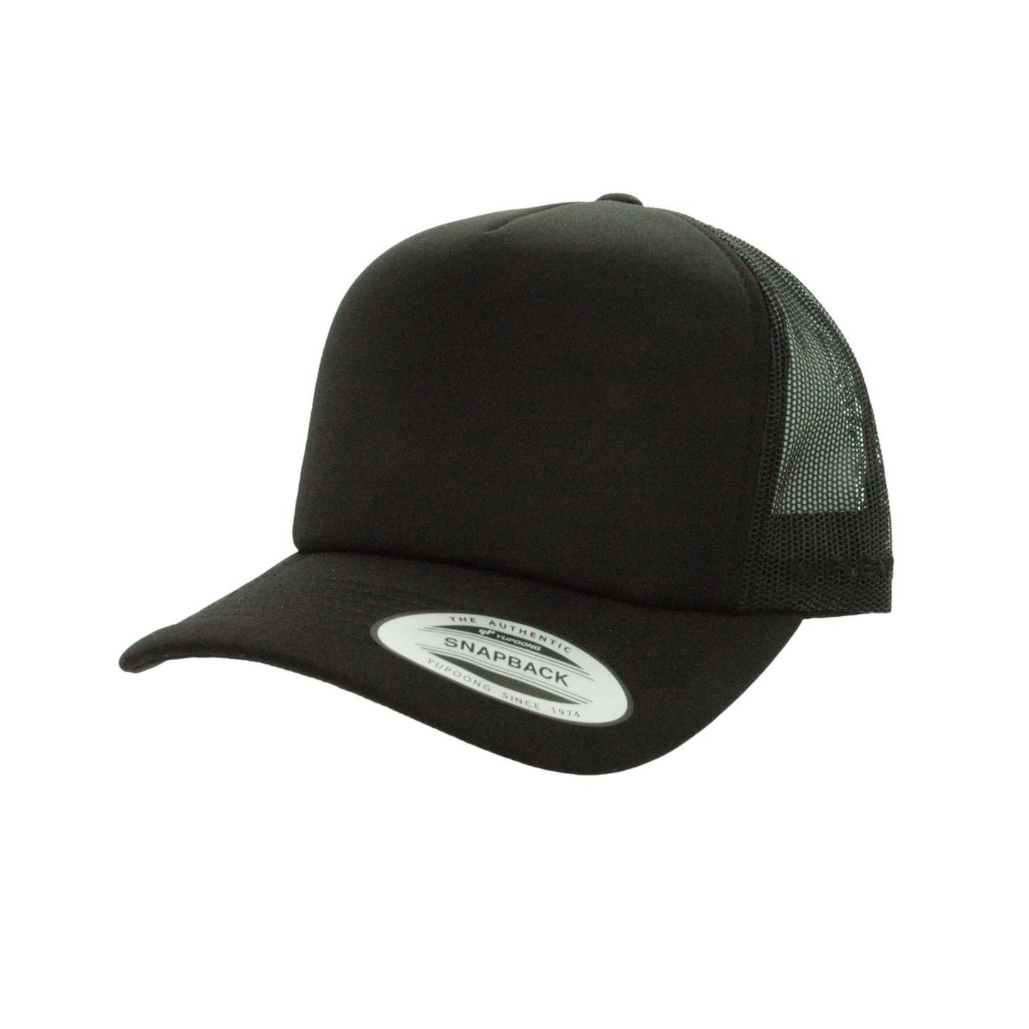 (OCTOBER) 6700-BLK VZ Trucker Black Cap Adjustable Fit