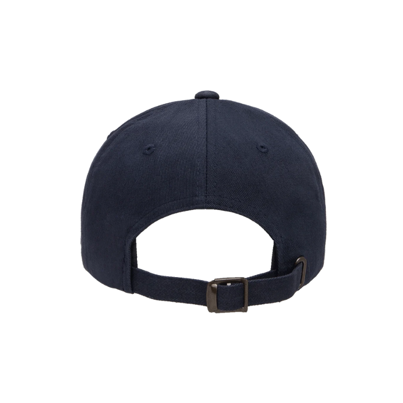 (OCTOBER) 6389-BB-NVY - Navy Retro Unstructured with Brass Buckle Strap Adjustable Fit