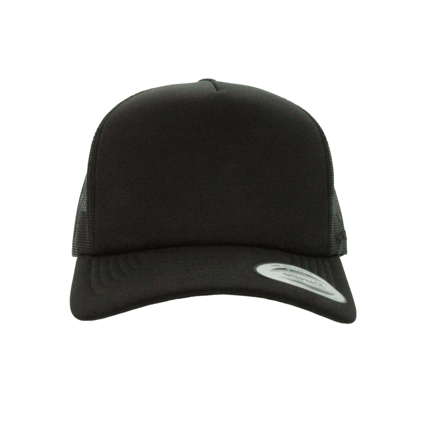 (OCTOBER) 6700-BLK VZ Trucker Black Cap Adjustable Fit