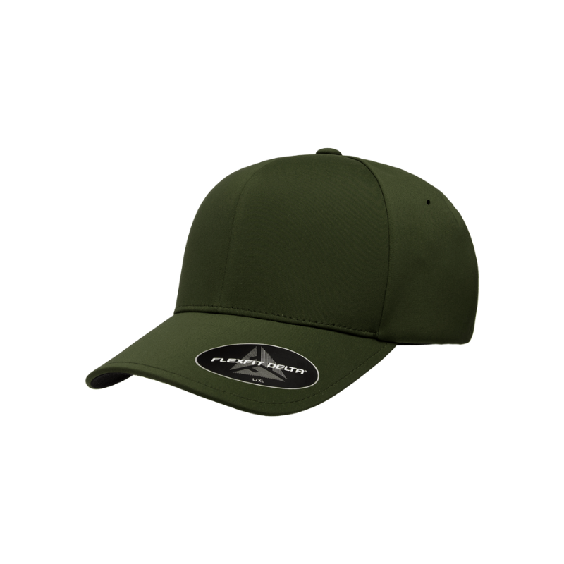 (OCTOBER) DELTA-ADJ-OLV Stylish Delta Olive Cap with Adjustable Fit