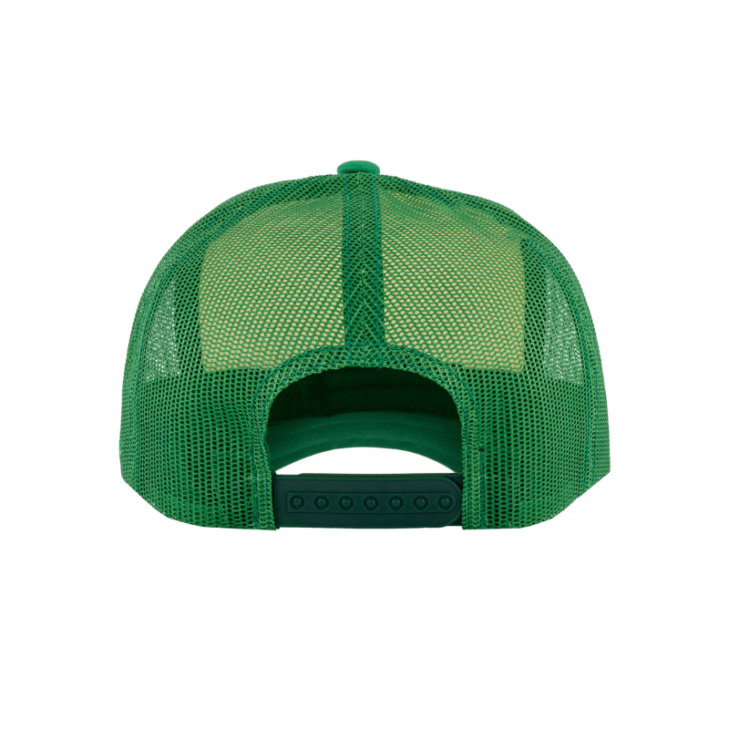 (OCTOBER) 6700-KWK VZ Trucker Kelly Green & White Cap Adjustable Fit