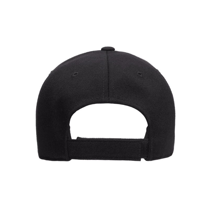 110C-BLK 110 Fit Black Cap Cool and Dry Adjustable Fit