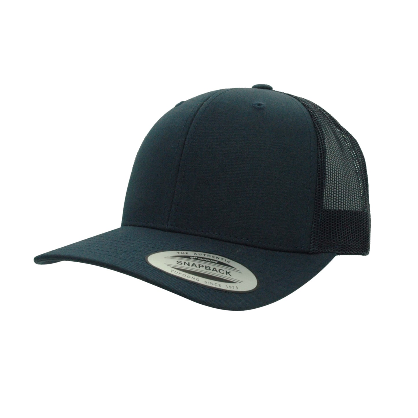 (AUGUST) 6606-NVY Retro Trucker Navy Cap Adjustable Fit