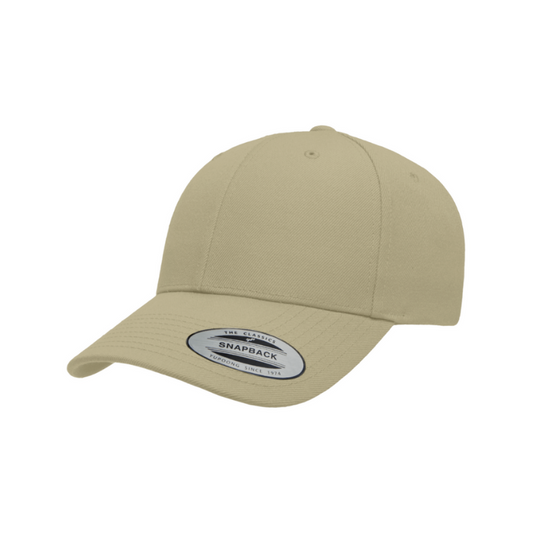 (APRIL) 6389X-KH - X-Cap Khaki Retro Cotton Blend Snapback Adjustable Fit