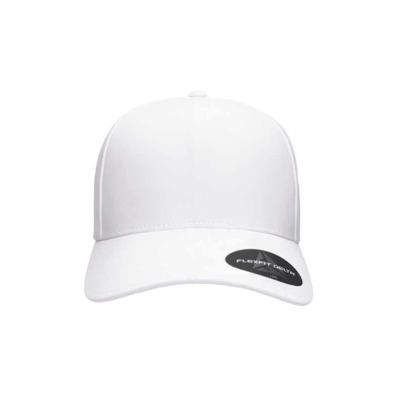 (DECEMBER) DELTA-ADJ-WHT Stylish Delta White Cap with Adjustable Fit