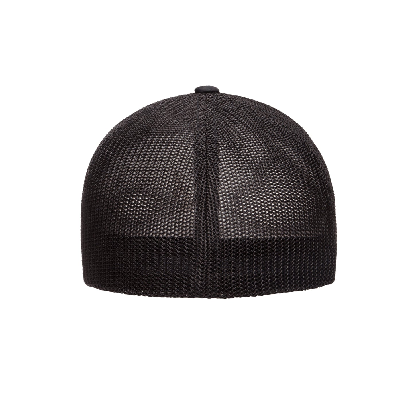 (DECEMBER) 6511-BLK Fitted trucker Black Cap Fitted