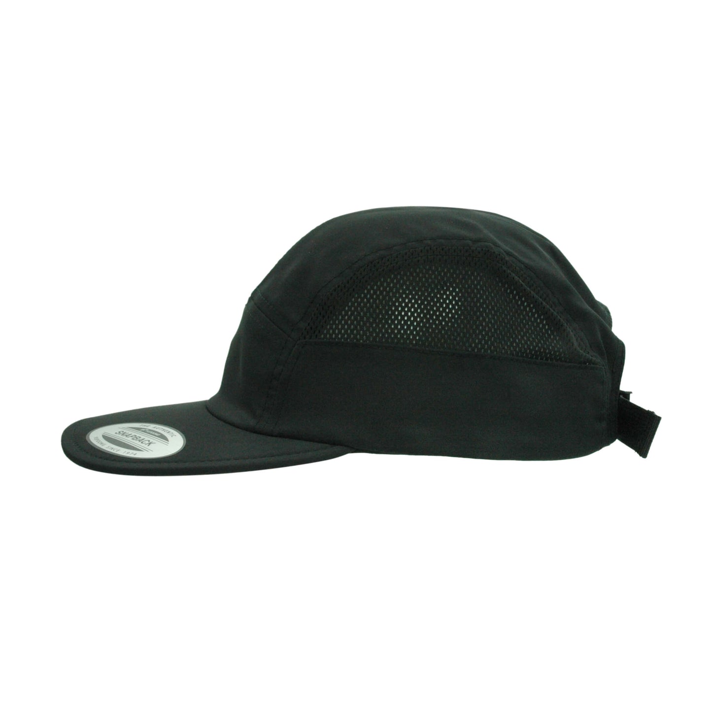 (APRIL) 7005WR-BLK Jockey Style Black Cap Water Repellent Adjustable Fit