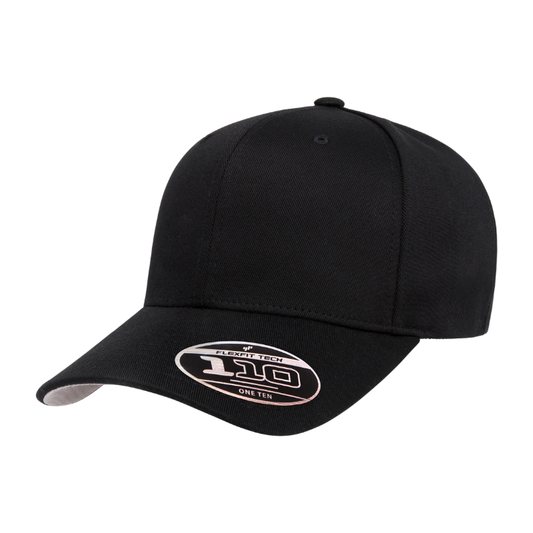 (AUG26) 6277ADJ-BLK Baseball Black Cap Adjustable Fit