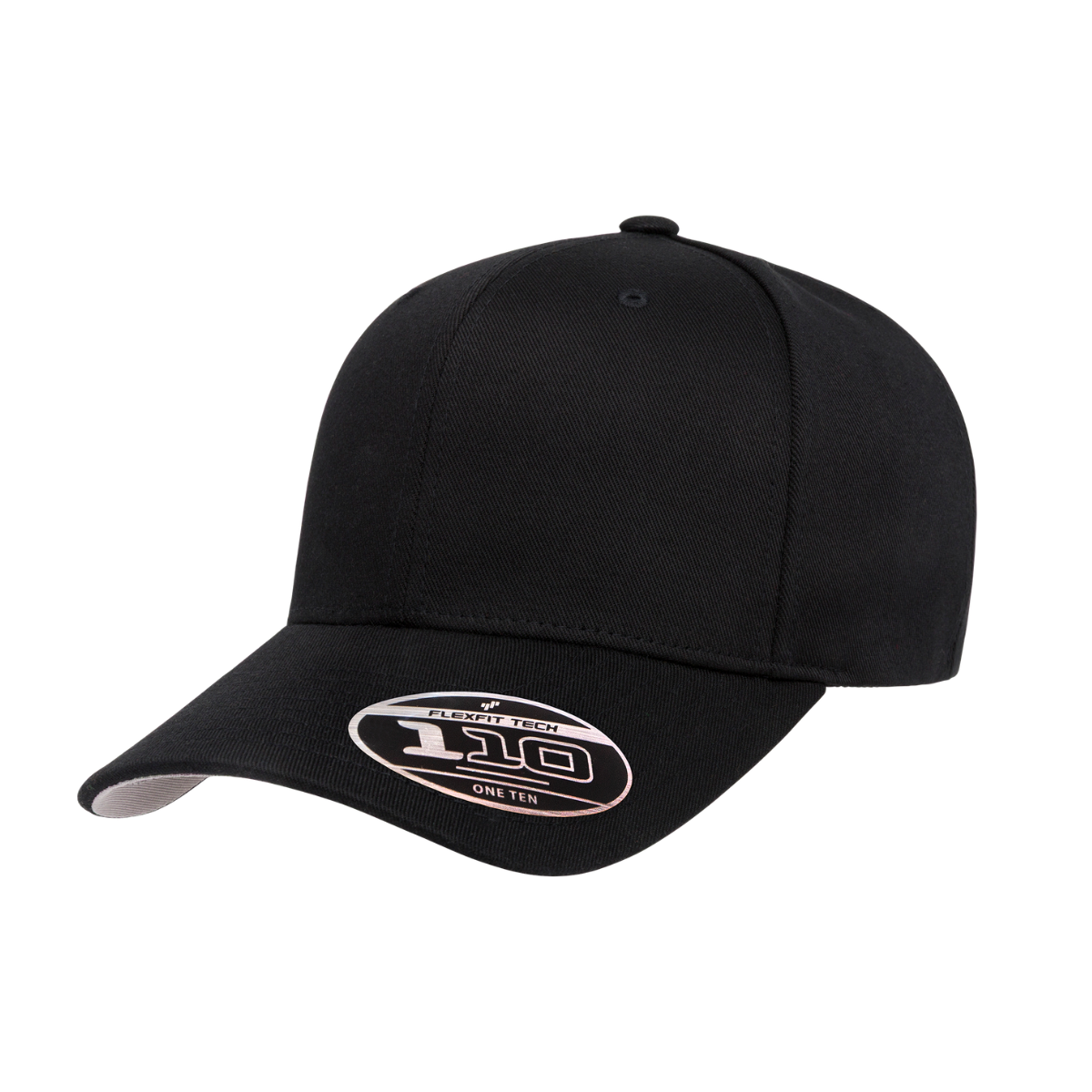 (AUG26) 6277ADJ-BLK Baseball Black Cap Adjustable Fit