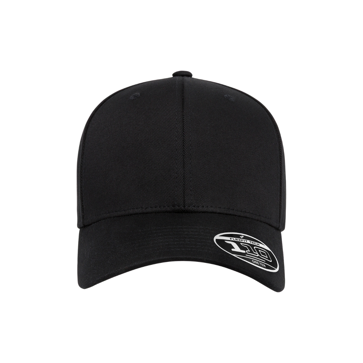 (AUG26) 6277ADJ-BLK Baseball Black Cap Adjustable Fit