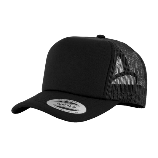 (MAR27) 6700-BLK VZ Trucker Black Cap Snapback