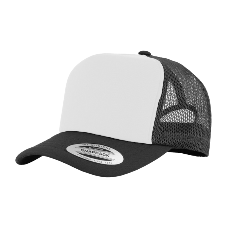 (MAR27) 6700-BWB VZ Trucker Black & White Cap Snapback
