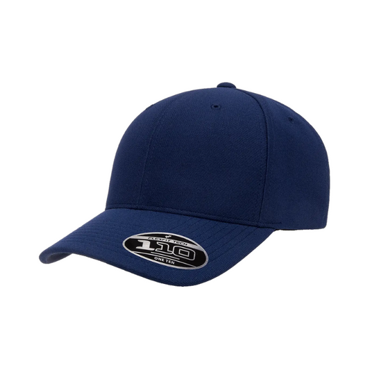 (DECEMBER) 110P-NVY 110 Fit navy Cap Cool & Dry Mini Pique Adjustable Fit