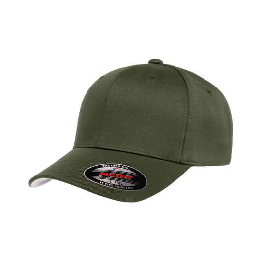 (OCTOBER) 6277-OLIV Baseball Olive Cap Fitted