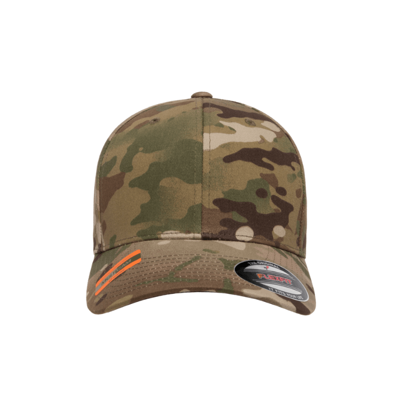 (APRIL) 6277MC-CF Baseball Multicam Cap Fitted