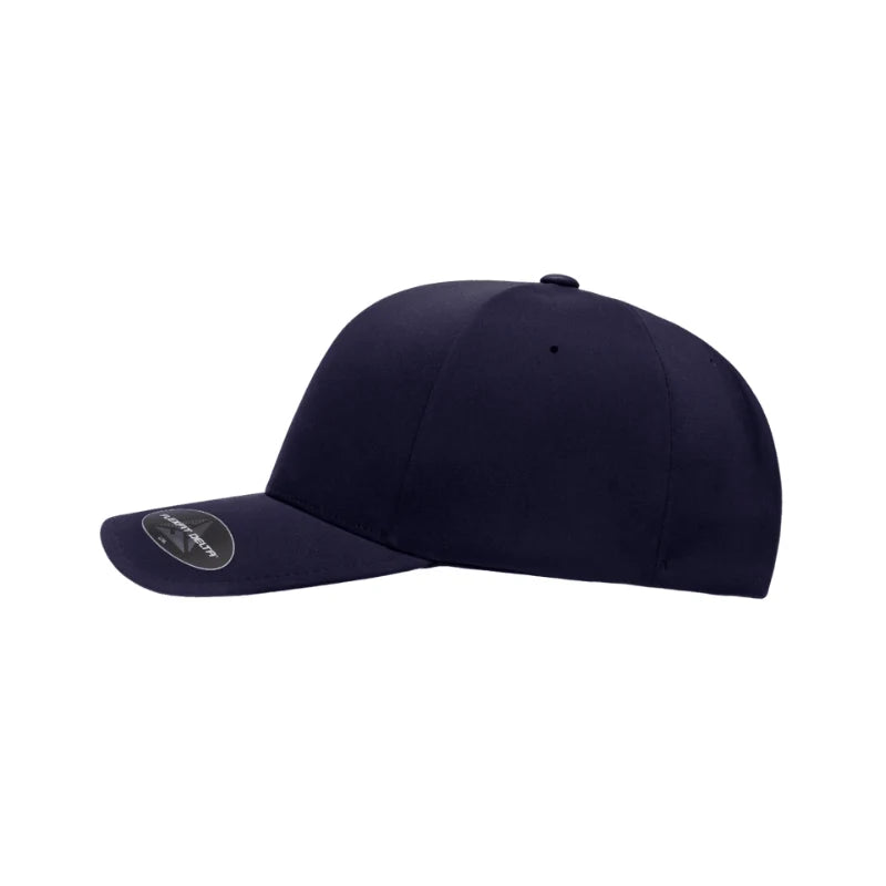 (JAN27) DELTA-PERF-ADJ-NVY Delta Perforated Black  Cap Velcro Adjustable