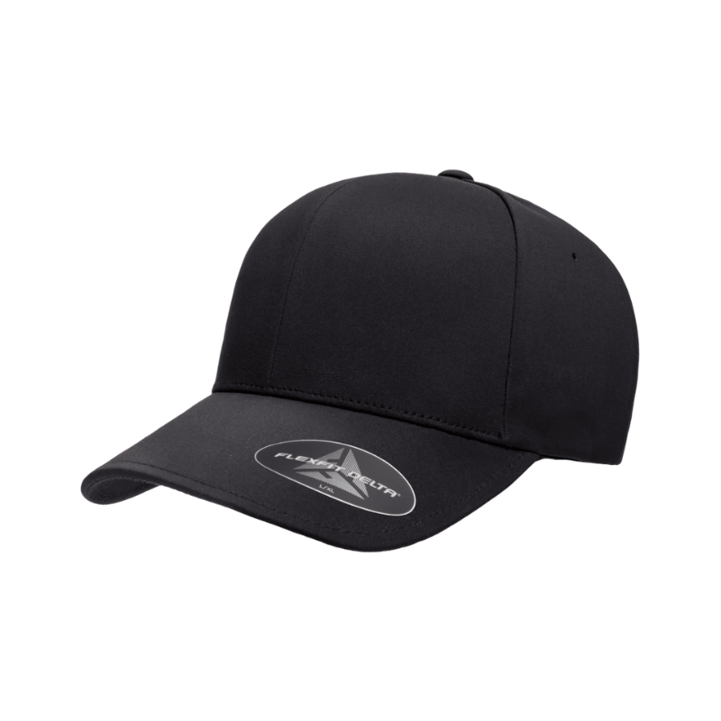 (OCTOBER) DELTA-ADJ-BLK Stylish Delta Black Cap with Adjustable Fit