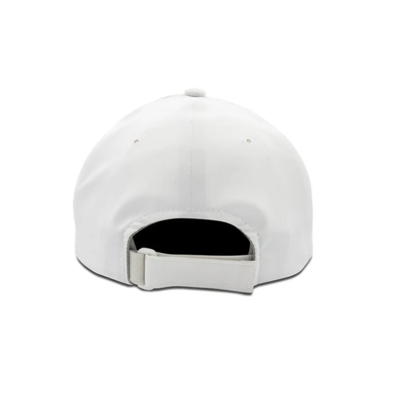 (DECEMBER) DELTA-ADJ-WHT Stylish Delta White Cap with Adjustable Fit