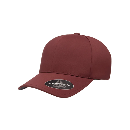 (JULY) DELTA-ADJ-MRN Delta Maroon Cap Velcro Adjustable