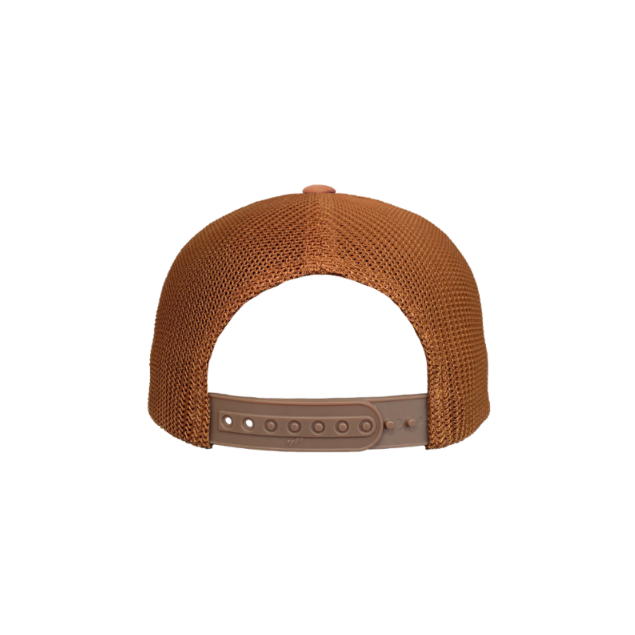(MAR27) 6511-ADJ-CRML 110 Fit Trucker Caramel Cap Snapback