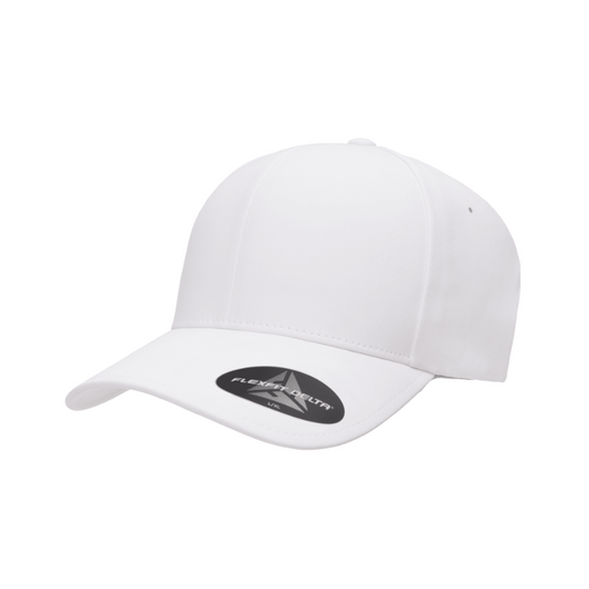 (JANUARY) DELTA-WH Delta White Fitted Cap