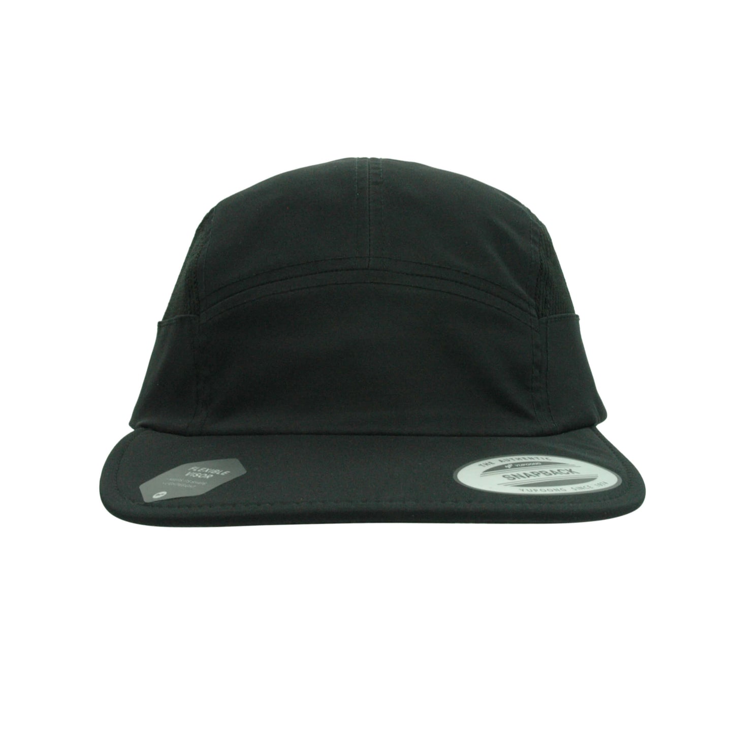 (NOVEMBER) 7005WR-BLK Jockey Style Black Cap Water Repellent Adjustable Fit