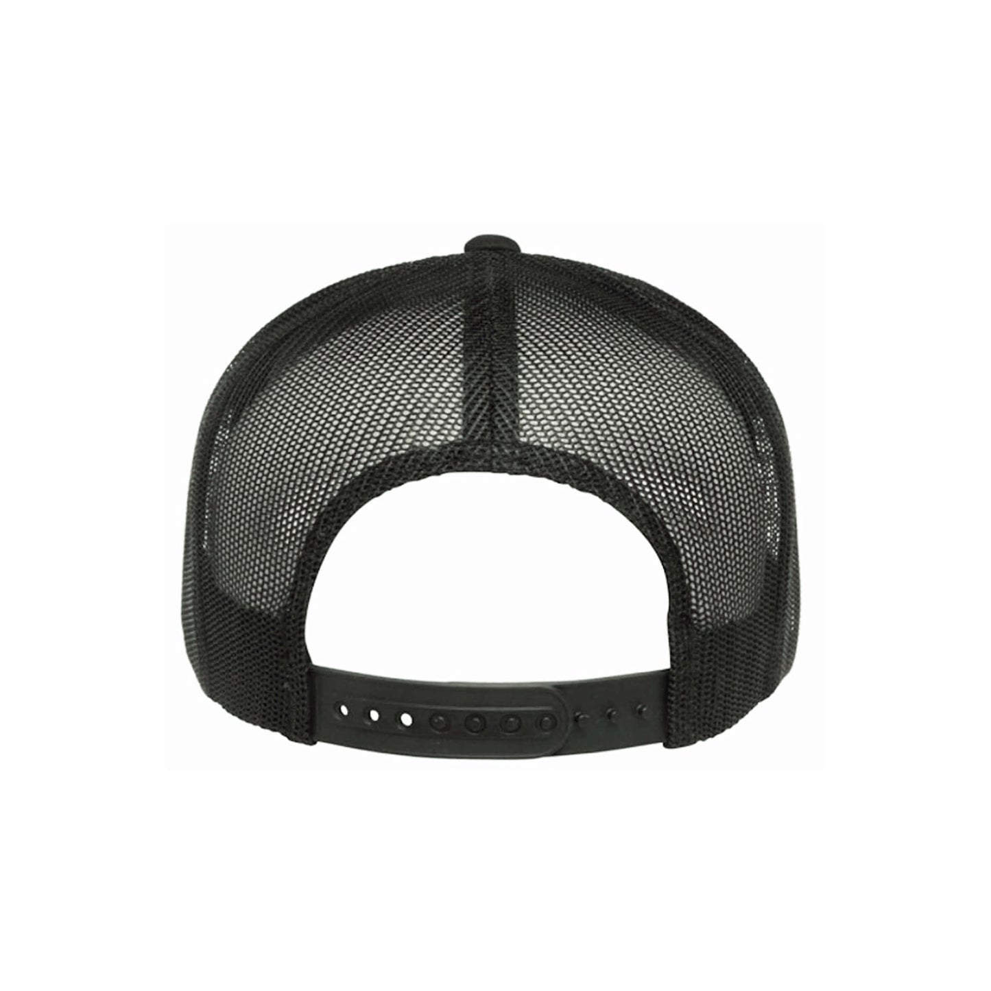 (OCTOBER) 6700-BWB VZ Trucker Black & White Cap Adjustable Fit