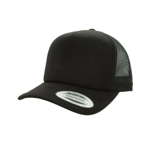 (OCTOBER) 6700-BLK VZ Trucker Black Cap Adjustable Fit